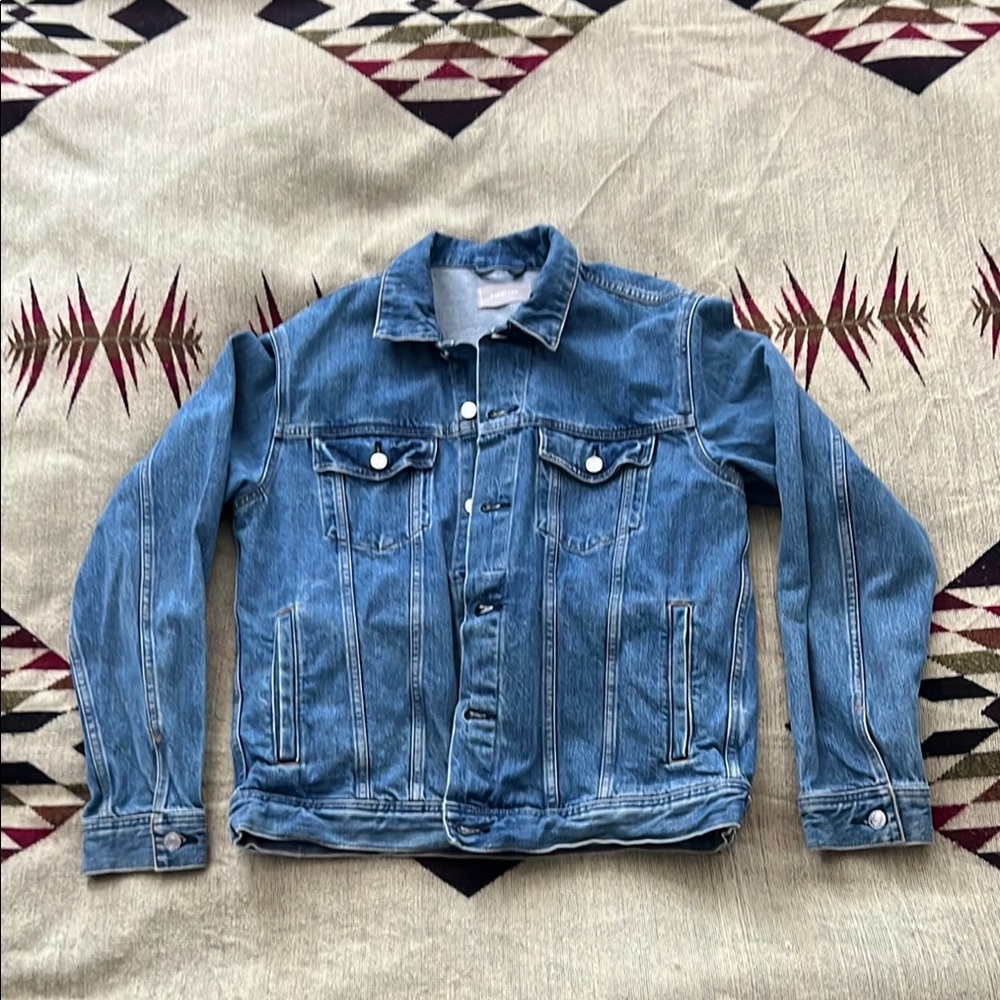 Everlane Mens Blue Denim Jacket